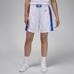 Frankrig Limited Home Jordan Basketball-shorts til kvinder - hvid