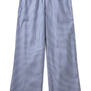 H2O - Bukser - Basic Rønne Pajamas Pants - Blue/White Stripe