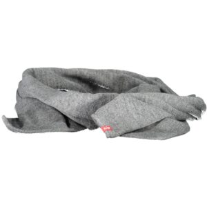 Levi's Elegant Gray Logo Scarf