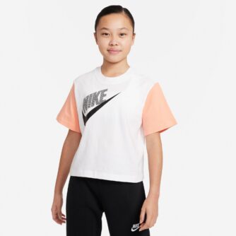 Nike Sportswear Essential Boxy Tshirt Dame 122128 / Xs Hvid