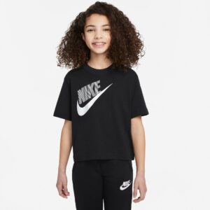 Nike Sportswear Essential Boxy Tshirt Dame 128137 / S Sort