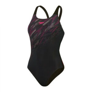 Speedo Hyperboom Placement Muscleback Badedragt Dame 40 Sort