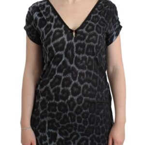 Sultry Leopard V-Neck Modal Top