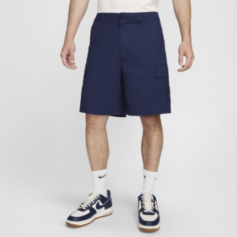 Vævede Nike Club-cargoshorts til mænd - blå