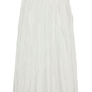 Y.A.S - Nederdel - YAS Siri HW Long Skirt - CITY Star White