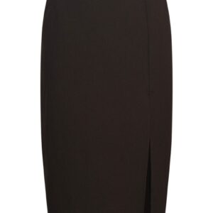 A-View - Nederdel - Annali Midi Skirt - Dark Brown