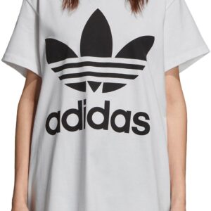 Adidas Big Trefoil Tshirt Dame 34 Hvid