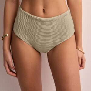 Aim'n - Beige - Capri High Waist Bikini Bottom