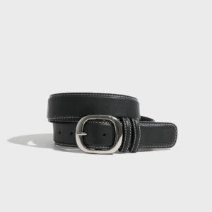 BECKSÖNDERGAARD - Sort - Glossy Rochel Leather Belt