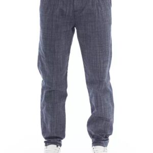 Baldinini Trend Sleek Blue Chino Trousers For Men