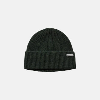 Beanie hue | 100% uld | grøn