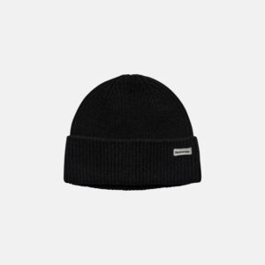 Beanie hue | 100% uld | sort