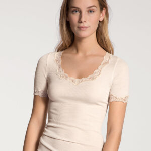 Calida top, creme, Størrelse: XS, Dame