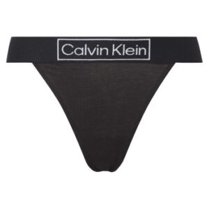 Calvin Klein Trusser Reimagined Heritage High Leg Thong Sort Medium Dame