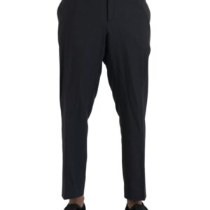 Dolce & Gabbana Blue Wool Men Skinny Dress Pants