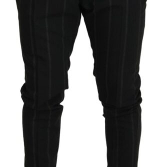 Dolce & Gabbana Elegant Black Tailored Trousers