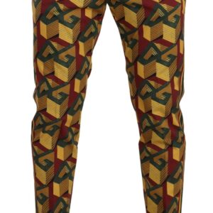 Dolce & Gabbana Elegant Multicolor Tapered Pants for Men