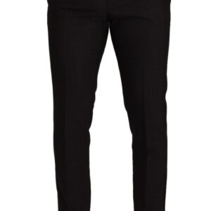 Dolce & Gabbana Elegant Skinny Tuxedo Trousers