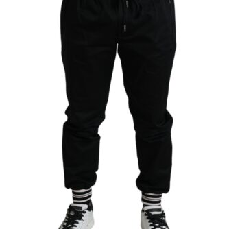 Dolce & Gabbana Sleek Skinny Cotton Jogger Pants