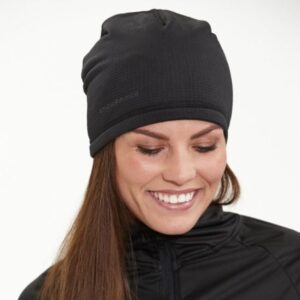 Endurance Nevier Waffle Hood Sort - Huer