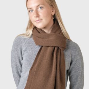 Klitmøller Collective - Rib scarf - Coffee - One size