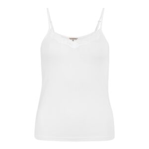 Lady Avenue Silk Jersey Camisole top, hvid, Størrelse: XS, Dame