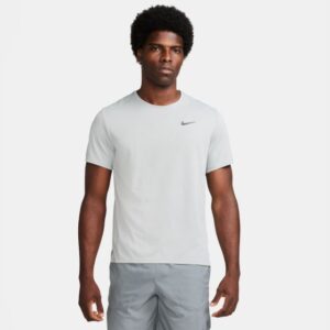 Nike Dri-fit UV Miler Short Sleeve Tee Hvid - T-shirt