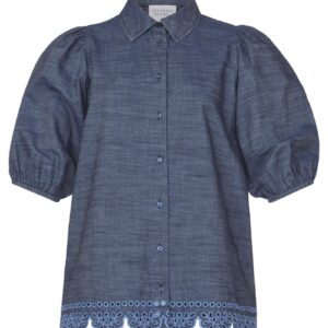 Sisters Point - Skjorte - Vibby Shirt - Denim