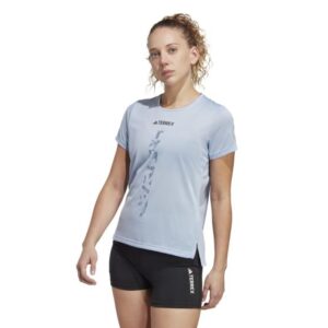 Adidas AGR Shirt Str: XS (Dame) Blå - T-shirts med reflekser