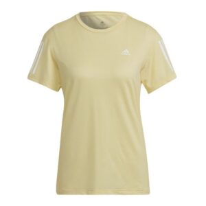 Adidas Own The Run Cooler Tee Str: S (Dame) Gul - T-shirts med reflekser