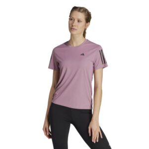 Adidas Own The Run Short Sleeve Tee Str: S (Dame) Lilla - T-shirts med reflekser