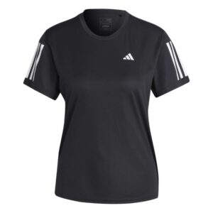 Adidas Own The Run Short Sleeve Tee Str: XS (Dame) Sort - T-shirts med reflekser