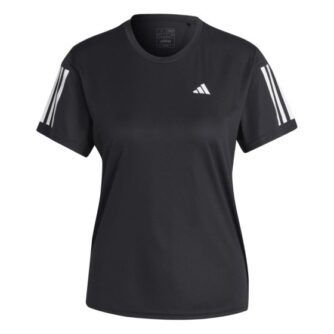 Adidas Own The Run Short Sleeve Tee Str: XS (Dame) Sort - T-shirts med reflekser