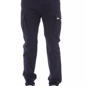 Baldinini Trend Chic Blue Cargo Trousers for Herre