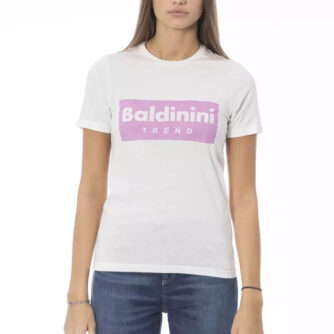 Baldinini Trend Elegant Crew Neck Short Sleeve Tee