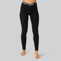 Bambus leggings i sort til kvinder