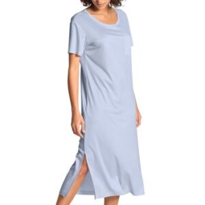 Calida I Love Nature Loungedress Lyseblå tencel X-Small Dame