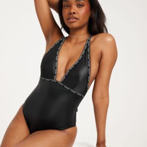 Calvin Klein Underwear - Sort - Plunge One Piece