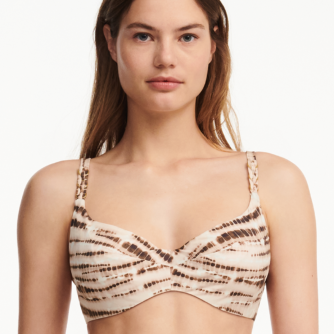 Chantelle Emblem bikini top med bøjle, nude, Størrelse: 70D, Dame