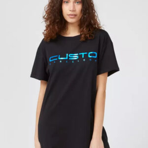 Custo Barcelona Oversized Cotton Tee with Bold Front Print