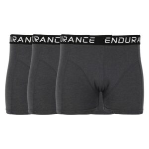 Endurance Burke Boxer - 3 Pack Grå - Løbeundertøj