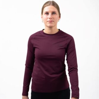 Lipati Arcus Long Sleeve Shirt Str: XS (Dame) Rød - Løbe T-shirts - Løbetrøjer