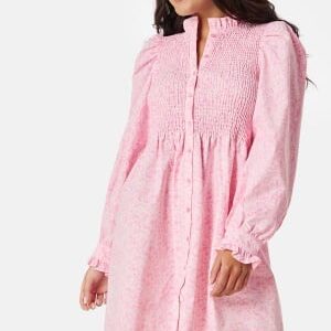 ONLY Onlpi Aspen Smock Dress Pink XS