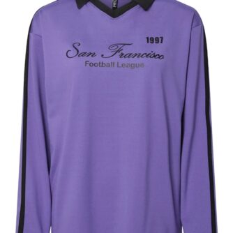 Pieces - Bluse - PC Feng LS Oversize Polo - Ultra Violet San Fransisco (2-3 dages levering)