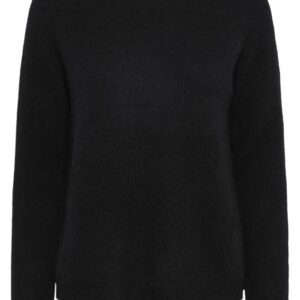 Pieces - Strik - PC Juliana LS O-Neck Knit - Black