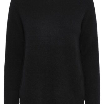 Pieces - Strik - PC Juliana LS O-Neck Knit - Black