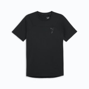 Puma Seasons SS Polypropolene Rain Cell Str: L (Dame) Sort - T-shirts