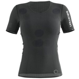 Salomon S/lab NSO Tee Str: L (Dame) Sort - T-shirts med reflekser