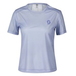 Scott RC Run SS Shirt Str: XS (Dame) Blå - T-shirts med reflekser