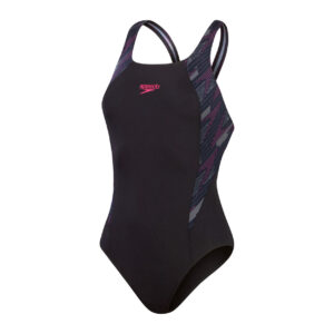 Speedo Hyperboom Splice Muscle Badedragt Dame 46 Sort